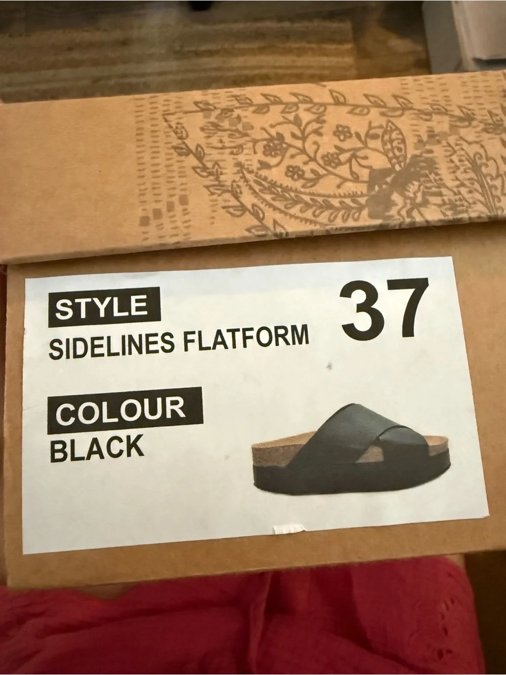 Free People Sidelines Flatform Slides in Black